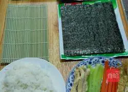 Simple sushi recipe illustration 3