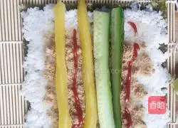 Illustration of how to make sushi 4