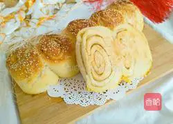 Illustration of how to make roasted sesame biscuits 12