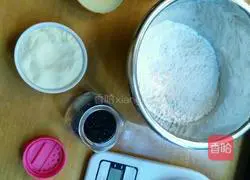 Illustration of how to make milk pancakes 1