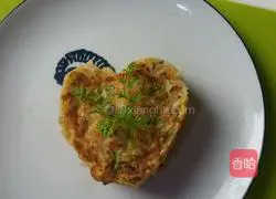 Rice egg pancake recipe 5