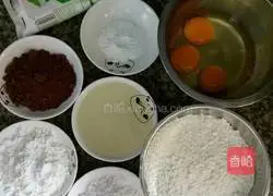 Cocoa waffles Illustration of how to do it 1