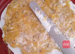 Double-layer cake cream Illustration of how to decorate flowers 4