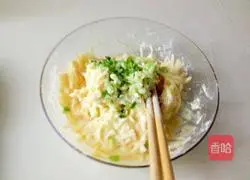 White radish shredded egg cake recipe illustration 6