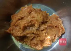 Illustration of how to make fried pumpkin pancakes 1