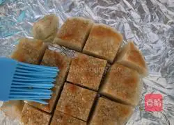 Illustration 3 of how to make crispy baked sesame seed cakes with condensed milk