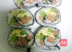  Simple sushi recipe illustration 8