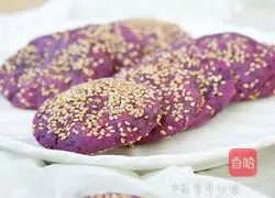 Purple Sweet Potato Glutinous Rice Cookies (Oven Version) Recipe Illustration 14