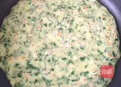 Illustration of how to make vegetable pancakes 6