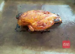 Illustration of grilled chicken sushi rolls 4