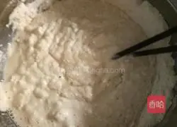 Illustration of how to make green onion pancake 1