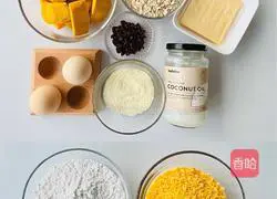 [Recommended for fat loss] A bite of liquid cheese pumpkin Oatmeal cake recipe 1