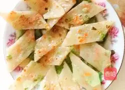 Illustration of how to make vegetable pancakes 7