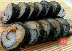 Illustration of how to make sushi 4