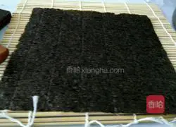 Illustration of how to make sushi 3