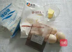 Illustration of how to make cocoa sponge cake 1