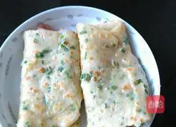 Illustration of how to make chicken leg and gallbladder pancakes 6