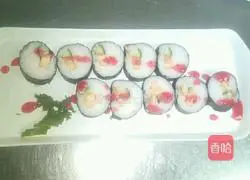Illustration of how to make sushi 3