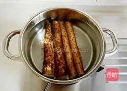 Illustration of how to make sweet and crispy yam cake 1