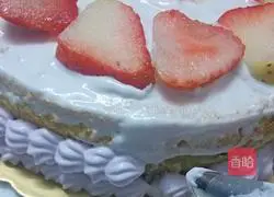 How to make strawberry cream cake Illustration 14
