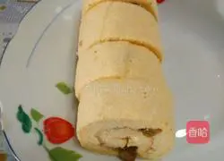 Illustration of how to make raisin cake rolls 12