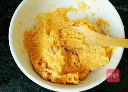 Black sesame pumpkin cake recipe 3