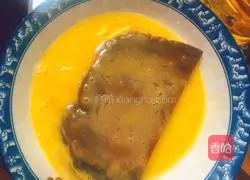 Fried eggs Illustration of making rice cake 3