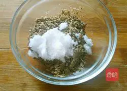 Black sesame sugar cake recipe 3