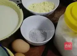 Illustration of how to make bean dregs cake 1