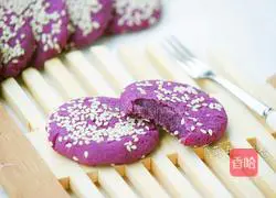Purple Sweet Potato Glutinous Rice Cookies (Oven Version) Recipe Illustration 1