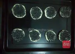 Illustration of making sesame pancakes stuffed with mushrooms and meat 27