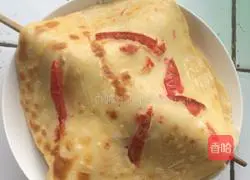 Illustration of how to make tomato pancake 4