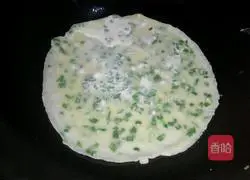 Leek Egg Pancake Recipe Illustration 5