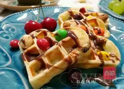 Coconut Waffle Recipe Illustration 12