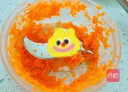 9-month-old baby food supplement ~ Illustration of how to make okra egg pancake 1