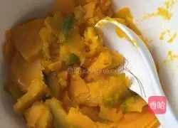 Illustration of how to make pumpkin cake 2