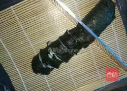 Illustration of how to make sushi 6