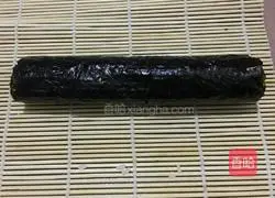 Illustration of how to make sushi 8