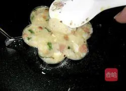 Illustration of how to make egg rice cake 5