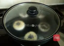 Illustration of making glutinous rice flour sesame cake 5