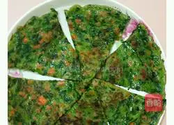 Illustration of how to make chive egg pancake 5