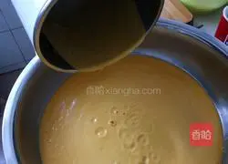 Illustration of how to make square melon bean paste cake 2