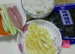 Illustration of home-cooked sushi 1