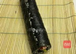 Illustration of how to make sushi 9