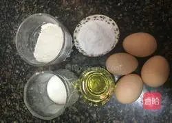 Illustration of how to make sponge cake 1