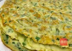 Illustration of how to make scallion pancake and chive pancake 8