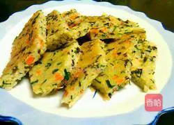 Illustration of making glutinous rice egg pancake 12