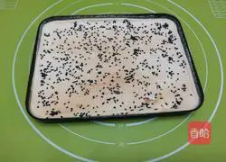 Illustration of how to make sesame sponge cake 8