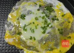 Illustration of how to make multigrain pancakes and fruits 7