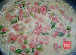 Illustration of how to make scallion egg pancake 8